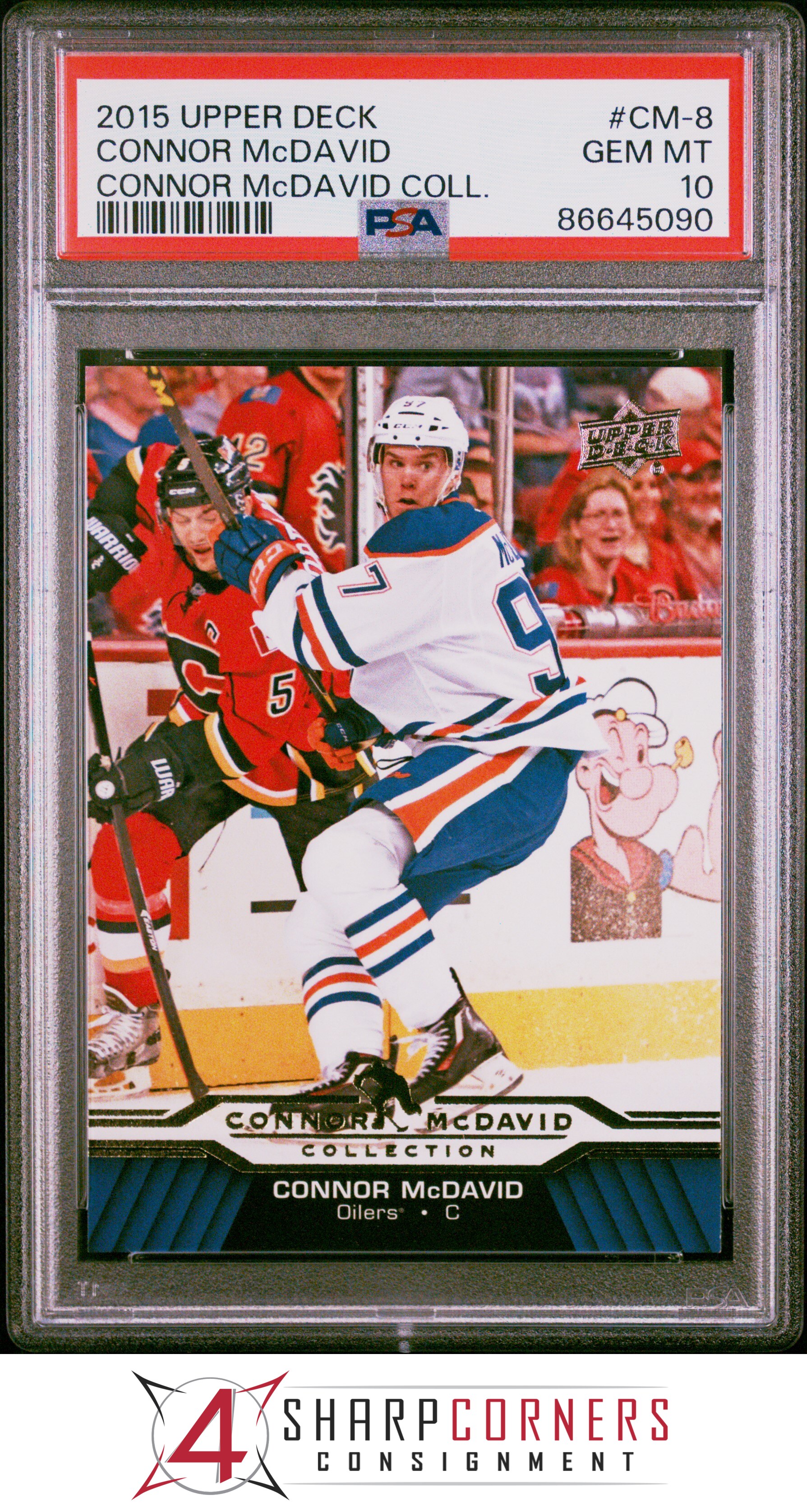 2015 UPPER DECK CONNOR McDAVID COLLECTION #CM-8 RC PSA 10 - Picture 5 of 10