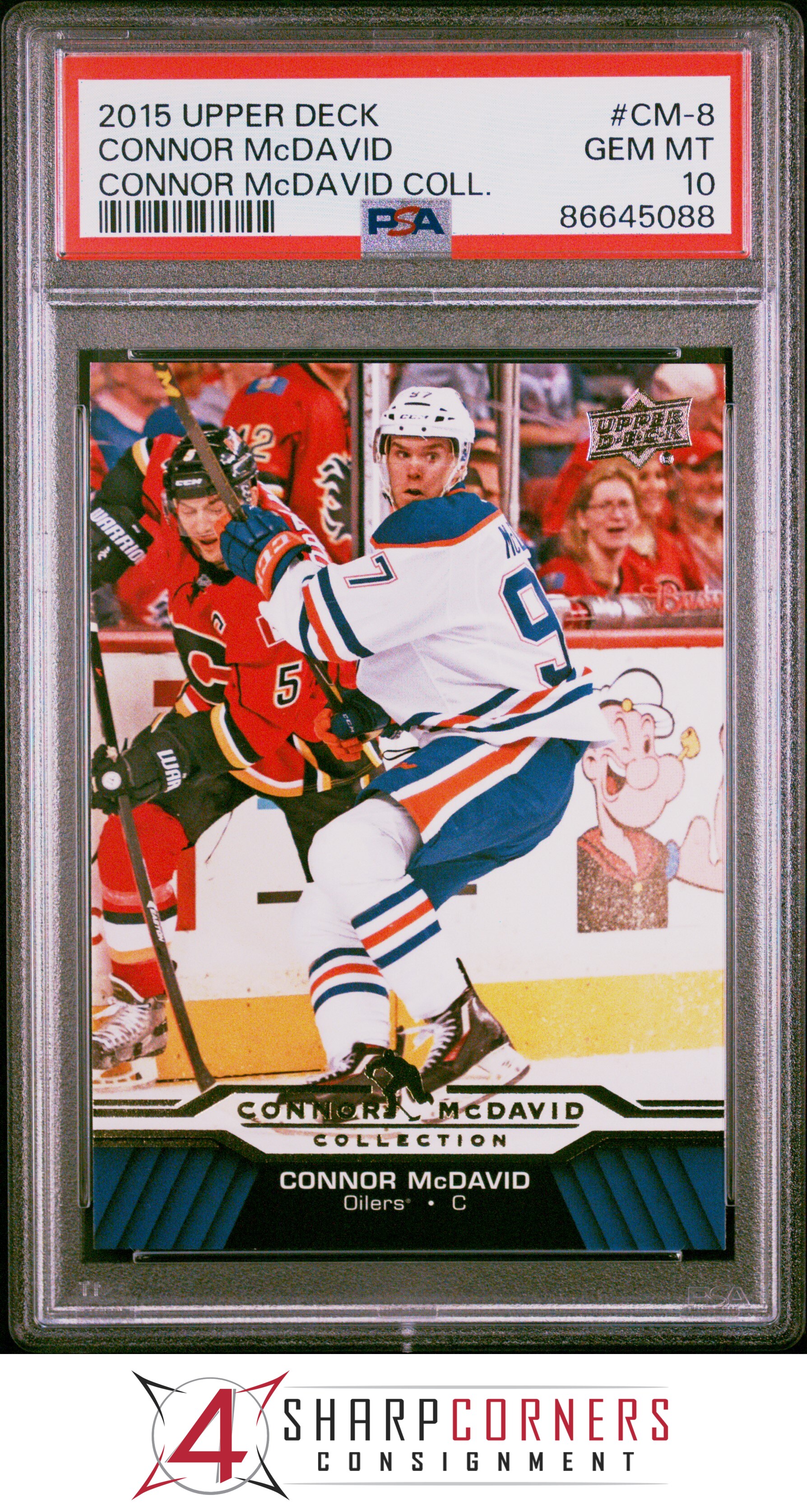2015 UPPER DECK CONNOR McDAVID COLLECTION #CM-8 RC PSA 10 - Picture 7 of 10