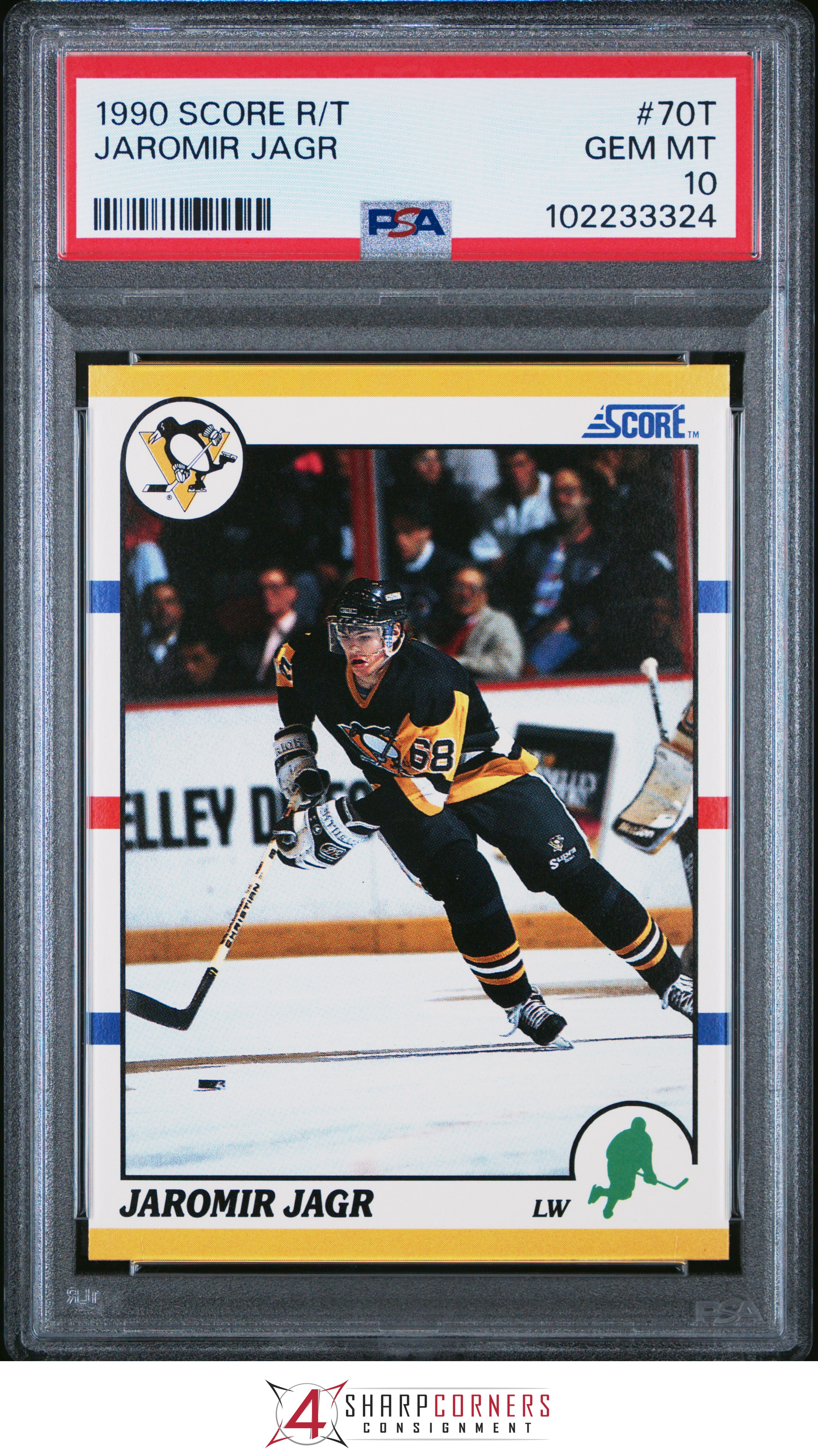 1990 SCORE ROOKIE TRADED #70T JAROMIR JAGR RC PSA 10