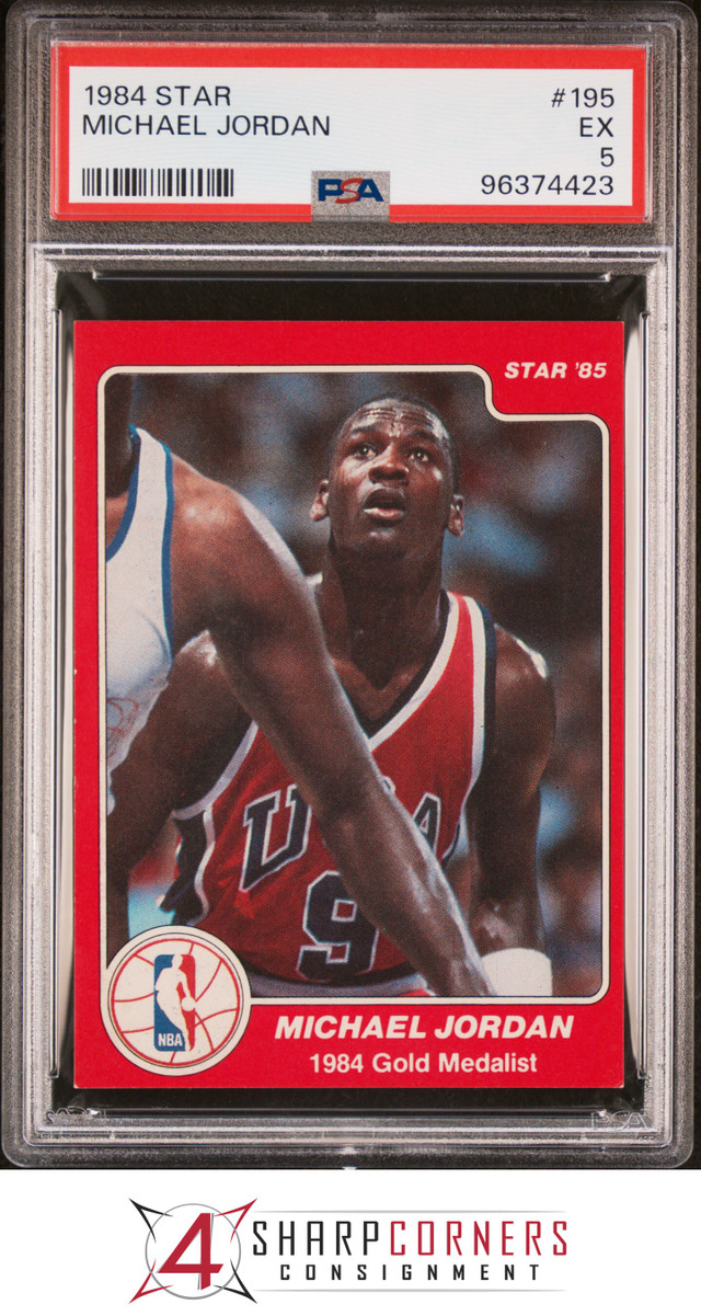 1984 MICHAEL JORDAN RC - 4 Sharp Corners